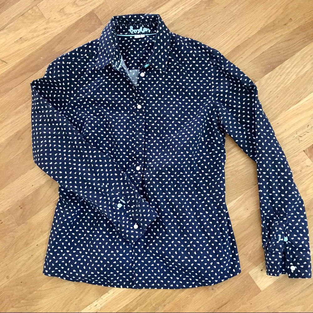 Boden Button Down Blouse, size 6